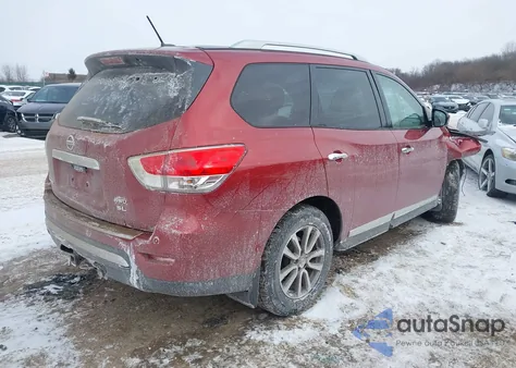 2015 Nissan Pathfinder Sl from USA, damaged, VIN 5N1AR2MMXFC635264
